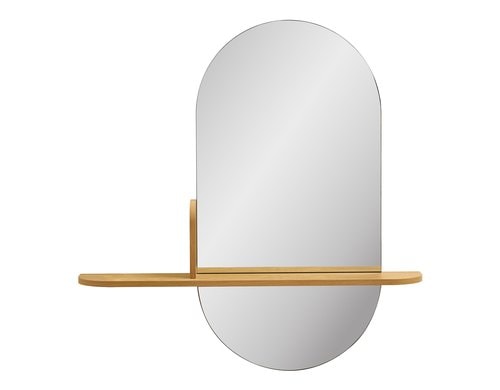 House Nordic Wandspiegel Barco mit Ablage 15x92x94.5 cm (LxBxH), Glas, Spanplatte