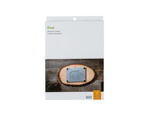 Cricut Metall-Schild Aluminium 13 x 18 cm 2 Stück, für zum Gravieren mit dem Maker