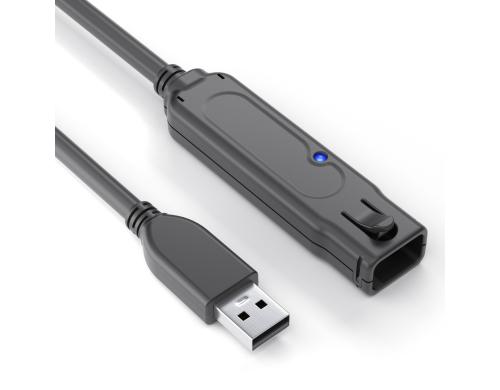 PureLink USB3.0 Verlängerungskabel 15 Meter aktive Verstärkung, nickelbeschichte