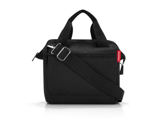 Reisenthel Schultertasche Allrounder cross black, 4 l, 22 x 24 x 13 cm