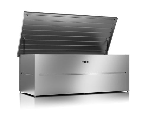 Gartenbox Colibri L silber 1850 x 850 x 690 mm