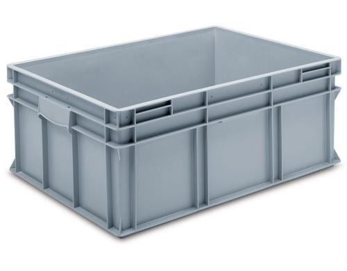 Utz Stapelbox RAKO 800x600x323mm silbergrau Universalbehälter mit hoher Belastbarkeit