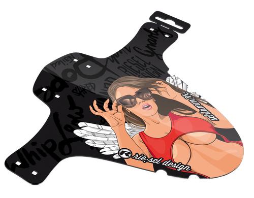 Riesel Design Spritzschutz, Girl bella mit Verpackung/Kabelbinder