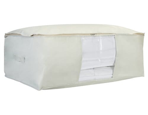 COCON, Aufbewahrungstasche, Grösse L hellgrau, mit RV, Polyester + PVC Fenster