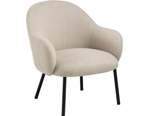 AC Design Sessel Spencer Stahl/Polyurethan, Beige