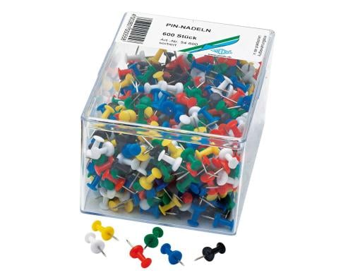 WEDO Pinnadel Diaboloform assortiert 600 Stk. Dose