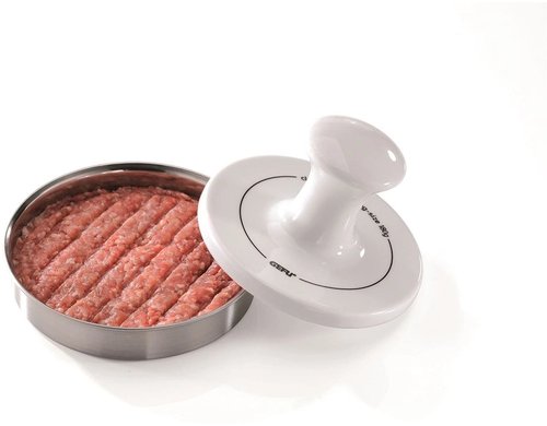 GEFU Hamburgerpresse SPARK Edelstahl/Porzellan