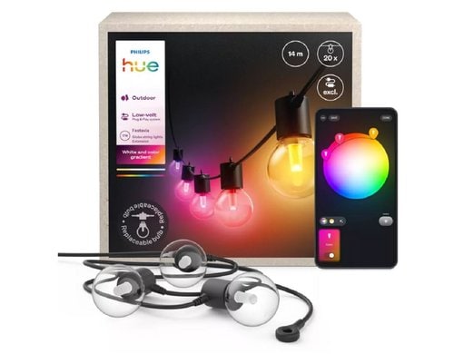 Philips Hue Festavia Globe Outdoor 14m Verlängerung ohne Netzteil