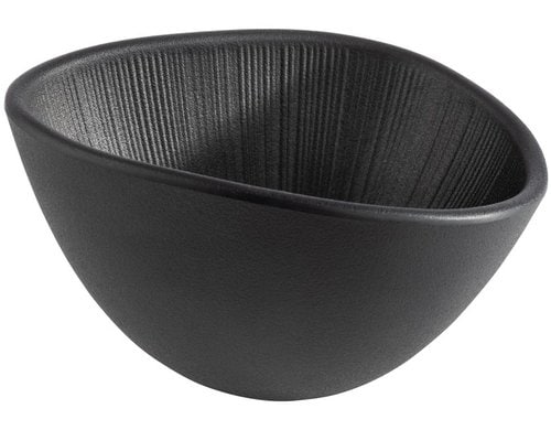 APS Bowl Oval Nero 0.3 Liter, Schwarz