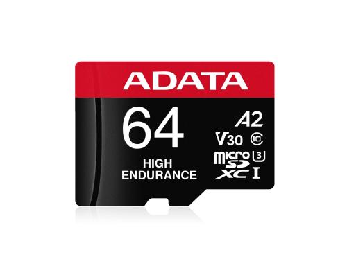 ADATA SDXC Card 64GB A2, High Endurance bis zu 10.000 Stunden Video, -25 bis 85 °C