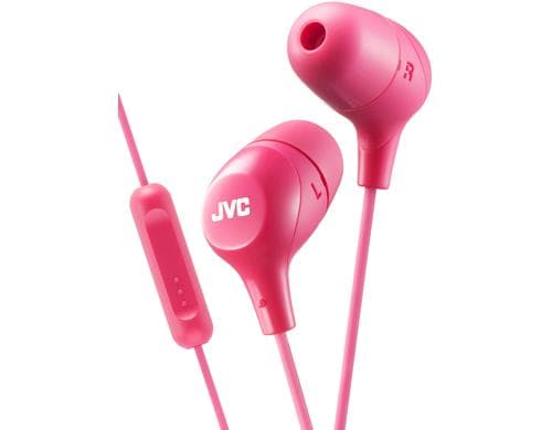 JVC HA-FX38M-P pink, In-Ear, Marshmellow, mit Mikro, FB