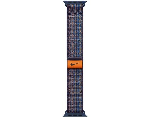 Apple 41mm Nike Loop, Royal/Orange 41mm