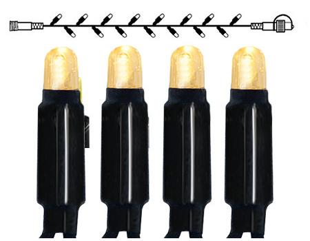 System 24 Extra, Lichterkette, 1000cm 98 LED warmweiss, Kabel schwarz