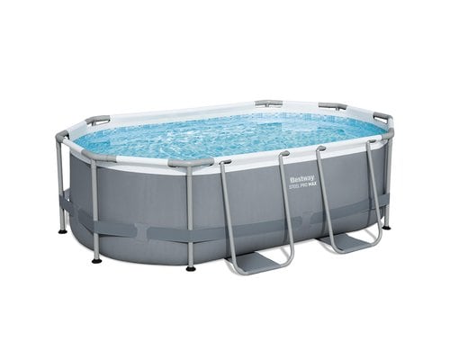 Steel Pro MAX Frame Pool Set mit Filterpumpe 305 x 200 x 84 cm, oval