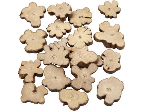 Creativ Company Holzmix 15-40 mm Stärke 5 mm, 230 g