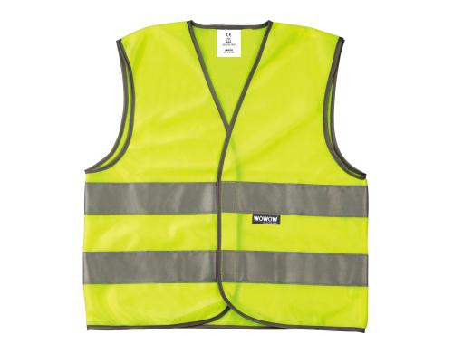 wowow Kinder-Sicherheitsveste Mesh mit 3M Reflektoren Band, 6-12 jahre