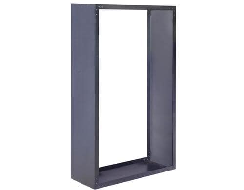 Kaminholzregal Metall schwarz L 94 x B 35 x H 149 cm