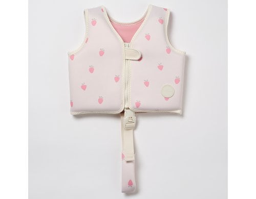 Kids Swim Vest 2-3 Strawberry Sunshine