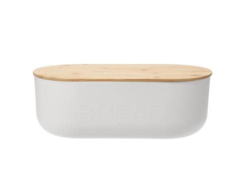 FURBER Brotdose Bambus weiss 35x19x12cm, Polypropyleen