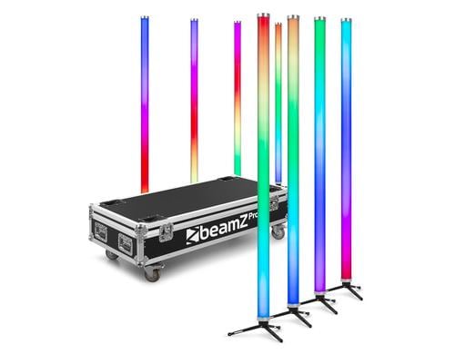 BeamZ Pro Kratos Set Tube Light, IP65, LED, RGBW, 8 pcs in Case