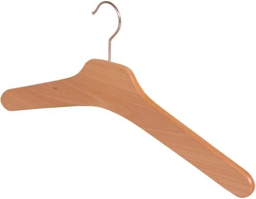 Edi Baur Garderobenbügel Holz Buchenholz FSC naturlakiert