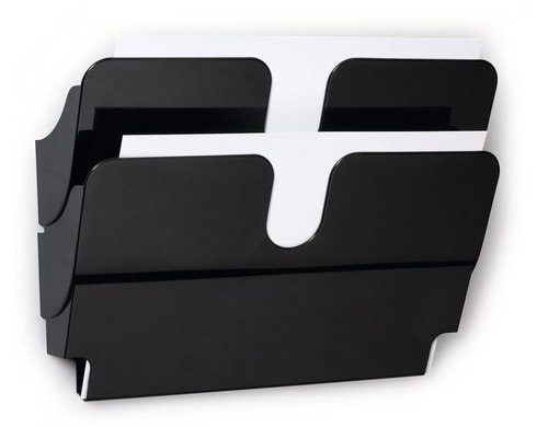 Durable Prospekthal. FLEXIPLUS2 A4, 2-er magnetitsch, quer, schwarz