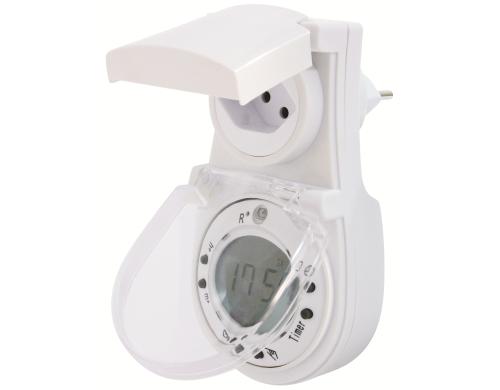 STEFFEN Digitale Wochenzeitschaltuhr Dämmerungssensor, 9 Schaltprogramme