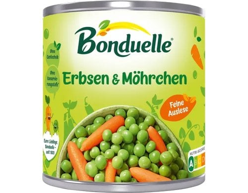 Bonduelle Erbsen mit Möhrchen fein 400 g