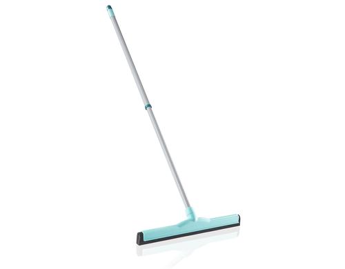 Leifheit Wasserschieber Classic Teleskopgriff, Doppelte Abziehlippe