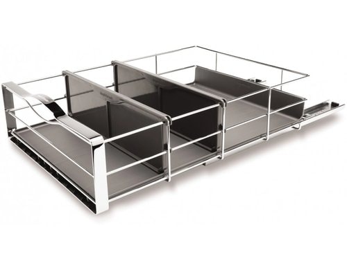 Simplehuman ausziehbarar Schrankorganisator 35x50.8 cm (BxL) mit Abtropfschutz