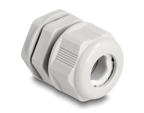 Delock EX-Kabelverschraubung M20, grau, 2 Stück