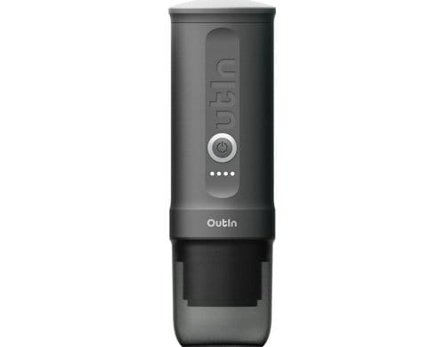 OUTIN Nano Tragbare Espressomaschine Grau Kaffeemaschine kompatibel mit Nespresso u.a