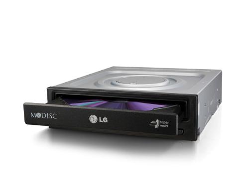 LG HLDS DVDRW 24x SATA retail schwarz 24xDVD±R, 8xDVD+RW, 6xDVD-RW, GH24NSD6