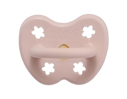 HEVEA Schnuller Flower Orthodontic Powder Pink / 0-3 Mt.