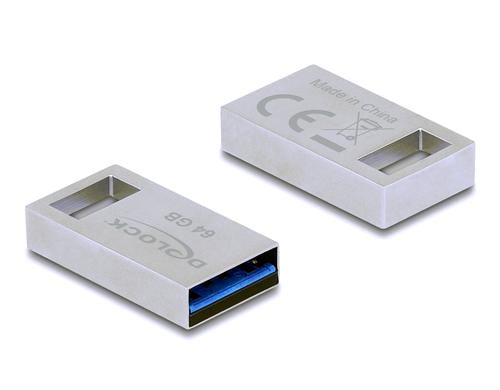 Delock USB3.2 Gen 1 Speicherstick 64GB, Metallgehäuse