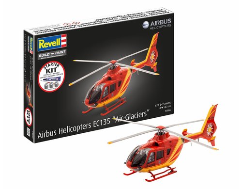 Revell Airbus Helicopters Air-Glaciers Starter Kit 1:72, EC135