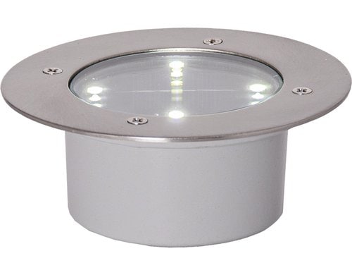 Star Trading Solar Scheinwerfer Decklight Silber, Lichtfarbe Warmweiss