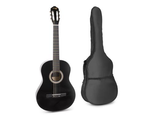 MAX SoloArt Konzertgitarrenset, schwarz