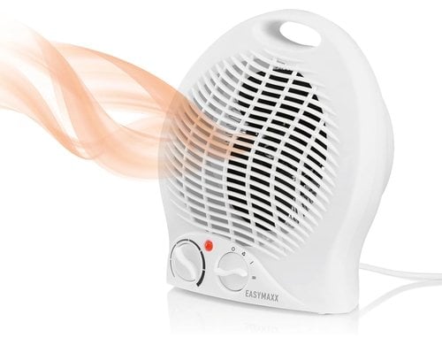 EASYmaxx Heizlüfter 2000W weiß Regulierung
