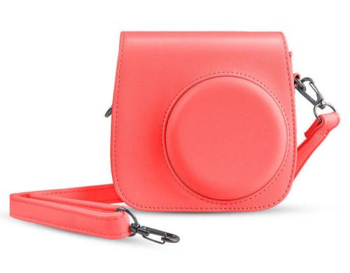 Fujifilm Instax Mini 8/9 Lederhülle rot für Mini 8 und 9