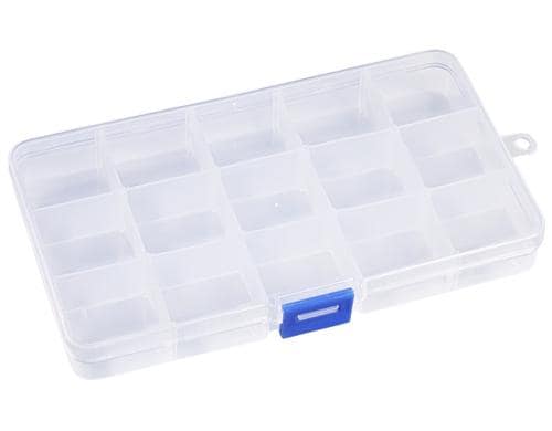 Hobbyfun Sortimentkasten 15 Fächer 17.5 x 10 x 2.2 cm