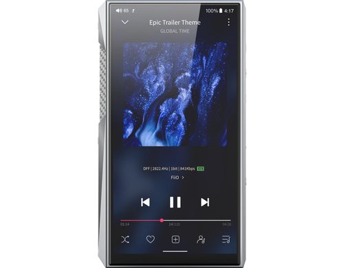 FiiO M23, High Resolution Music Player Edelstahl, WiFi, 64GB, BT, Android 10