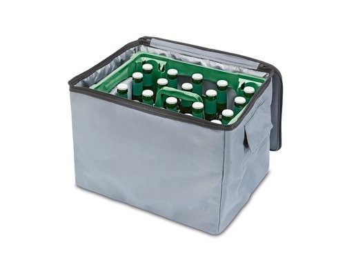 EASYmaxx Kühltasche 45l grau für Getränkekasten