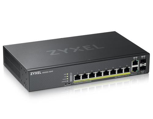 Zyxel GS2220-10HP Hybrid Switch Layer 2, 1 Lüfter, PoE+