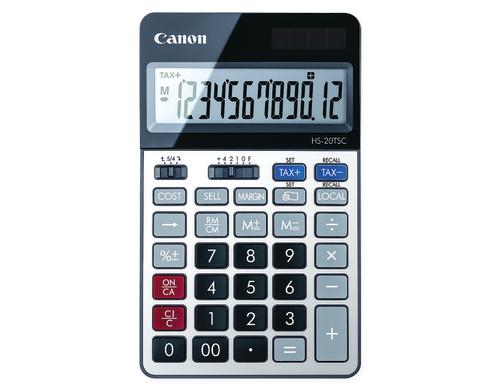Canon Taschenrechner CA-HS20TSC Solar- und Batterie, 12-stellig