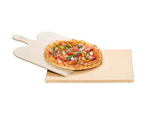 Rommelsbacher PIZZA-/BROTBACKSTEIN SET Stein aus natürlicher Schamotte