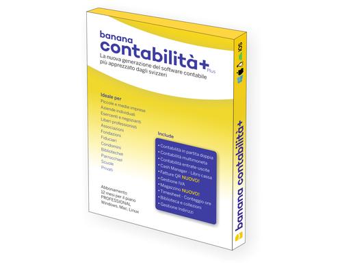 Banana Contabilità Plus Box, Jahreslizenz, Win, MAC, Linux, Ital.