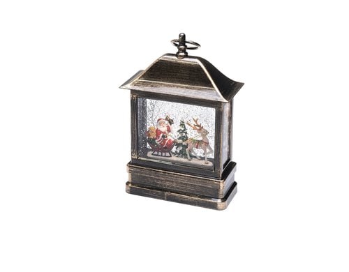 Konstsmide LED Wasserlaterne Weihnachtsmann 1 ww LED exkl. Batterie 3 x C 1,5V, IP20