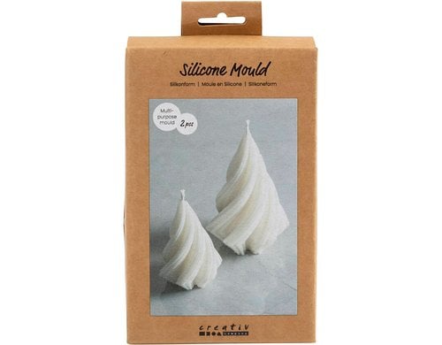 Creativ Company Kerzengiessform Silikon 2 Stück
