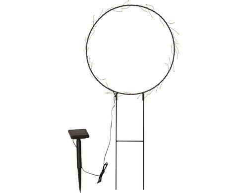 Star Trading Solar Deco Barlumi Solar Warmweiss, IP44, Schwarz